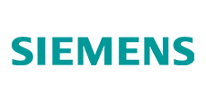 Grünes Logo von SIEMENS.
